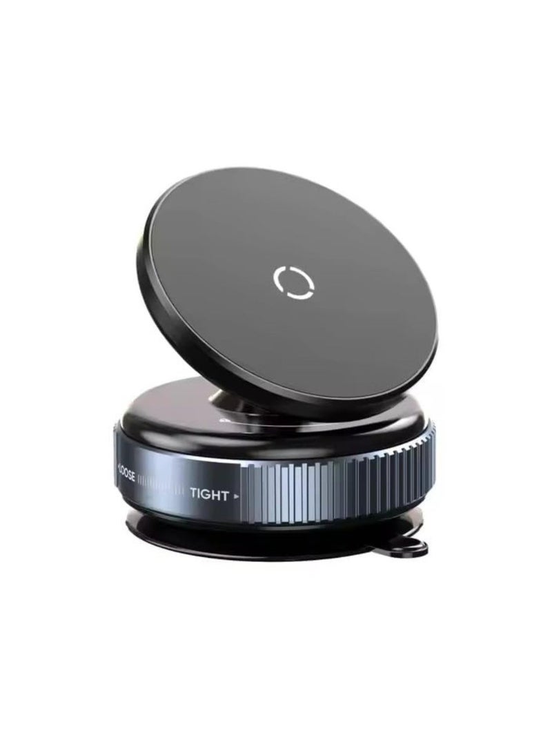 حامل هاتف مغناطيسي يعمل بالشفط الفراغي. حامل هاتف مغناطيسي قوي، متعدد الوظائف، قابل للدوران 360 درجة، مناسب لجميع أنواع الهواتف. - Image 1